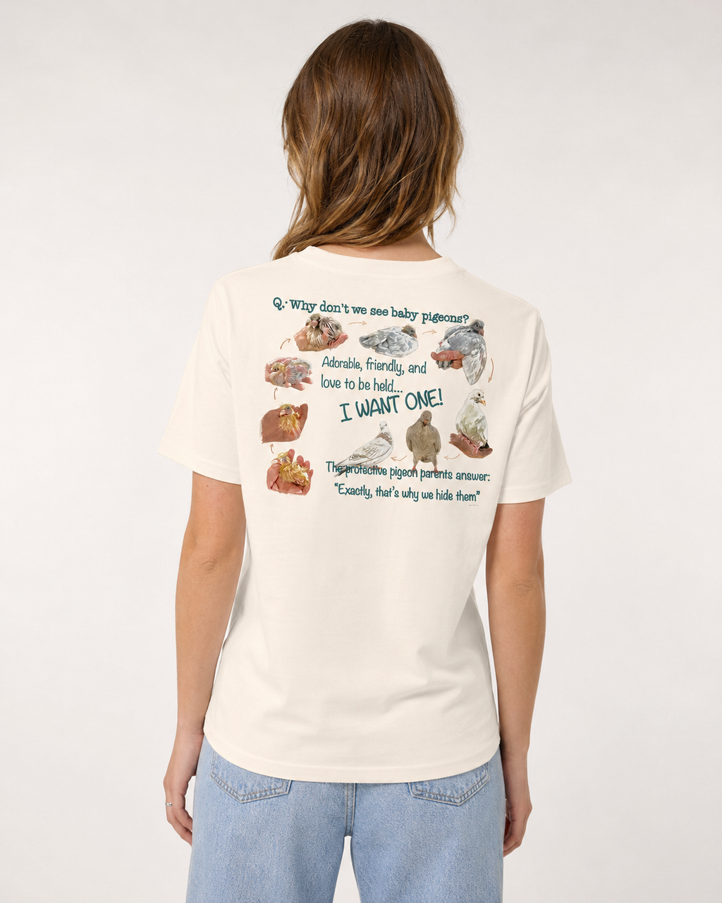Baby Pigeon Mystery — Premium Edition Tee