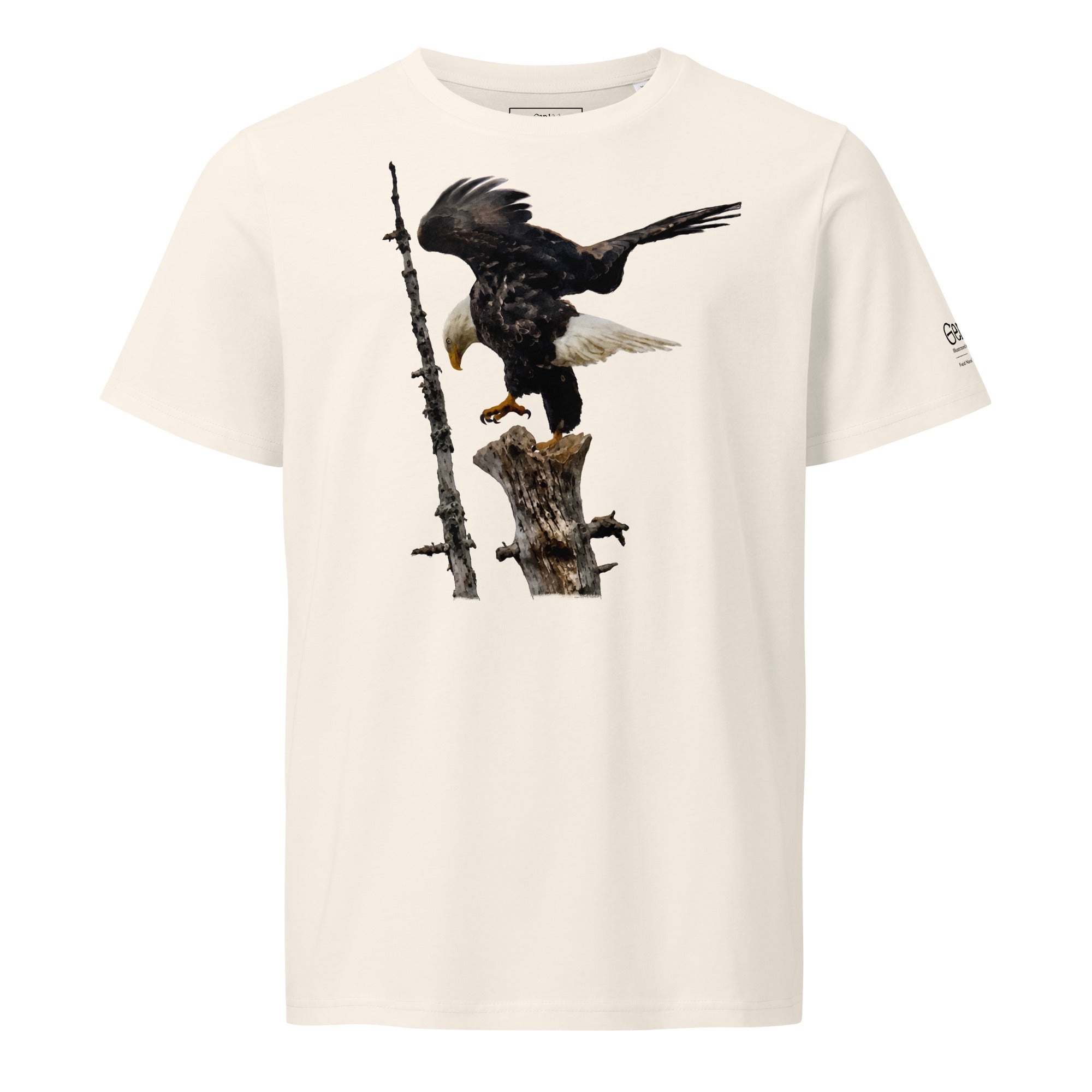 jackie at big bear independent design by gen 122 on an edition tee in organic cotton